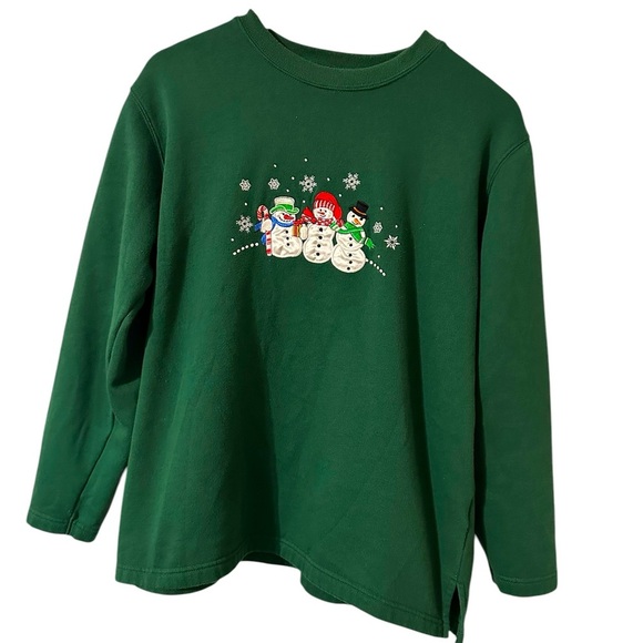 Vintage Basic Editions Holiday
Christmas Sweater Women Large Green
Pullover - Picture 1 of 4